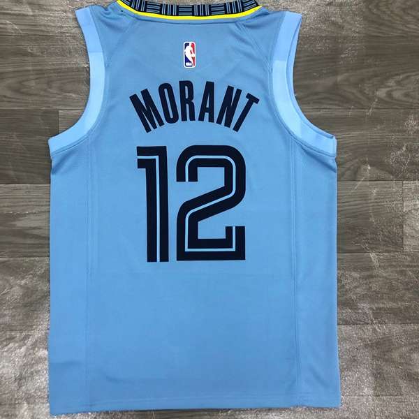 Memphis Grizzlies 20/21 Blue AJ Basketball Jersey (Hot Press)