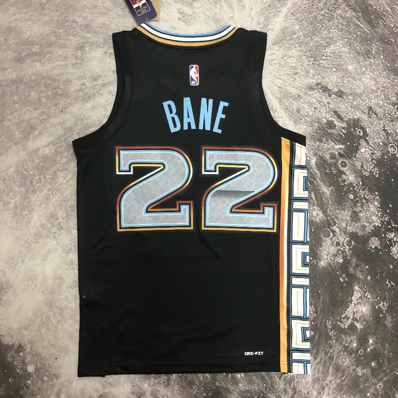 Memphis Grizzlies 22/23 Black City Basketball Jersey (Hot Press)