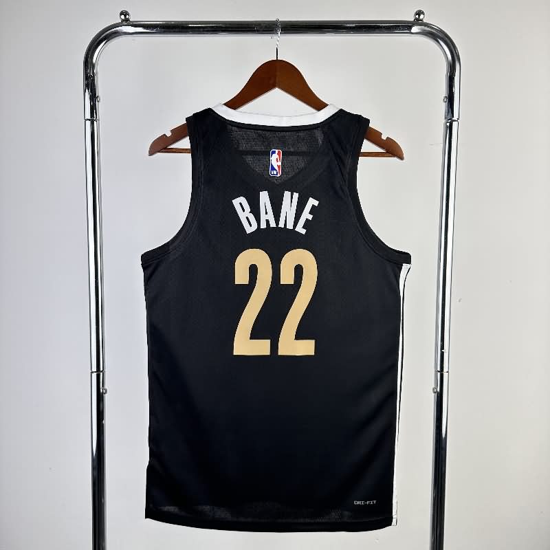 Memphis Grizzlies 23/24 Black City Basketball Jersey (Hot Press)