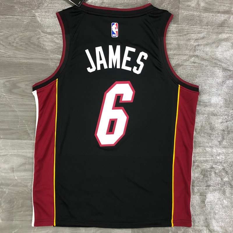 Miami Heat 20/21 Black Basketball Jersey (Hot Press)