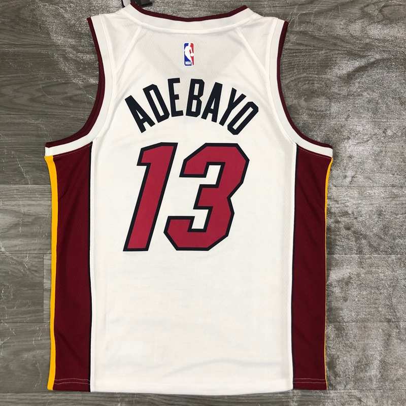 Miami Heat 20/21 White Basketball Jersey (Hot Press)