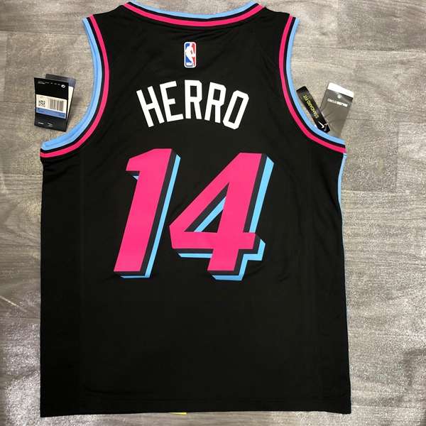 Miami Heat 2020 Black City Basketball Jersey (Hot Press)