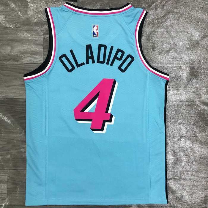 Miami Heat 2020 Blue City Basketball Jersey (Hot Press)