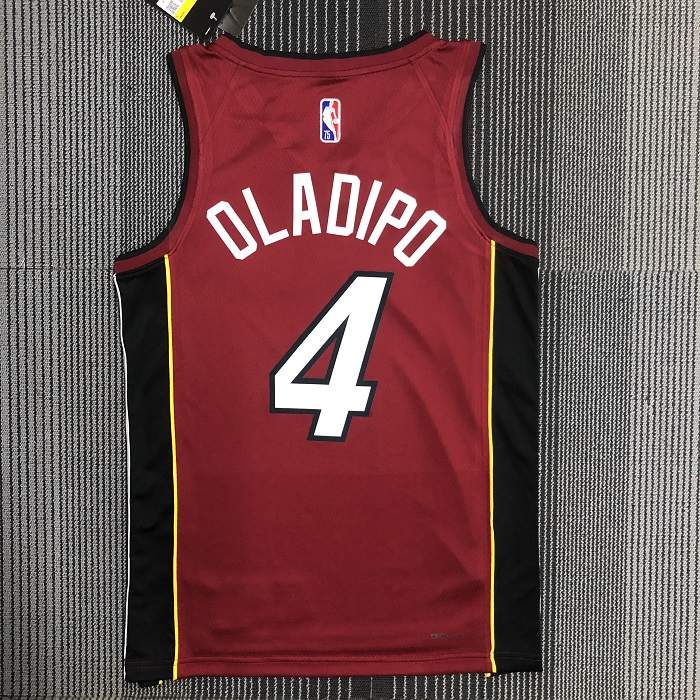 Miami Heat 21/22 Red AJ Basketball Jersey (Hot Press)