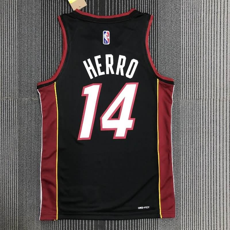 Miami Heat 21/22 Black Basketball Jersey (Hot Press)