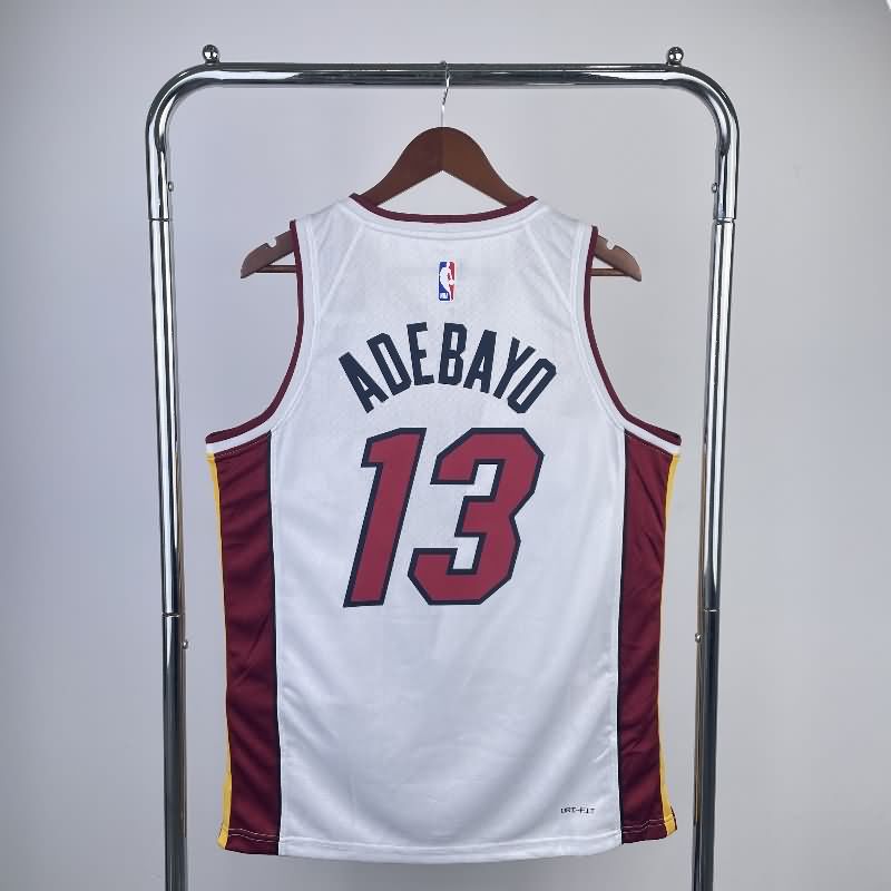 Miami Heat 22/23 White Basketball Jersey (Hot Press)