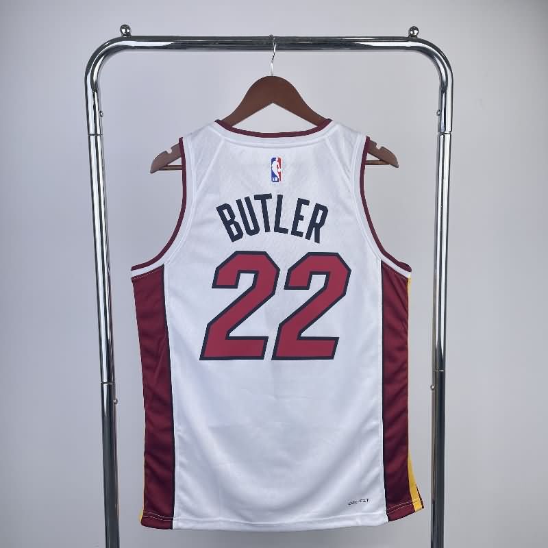 Miami Heat 22/23 White Basketball Jersey (Hot Press)