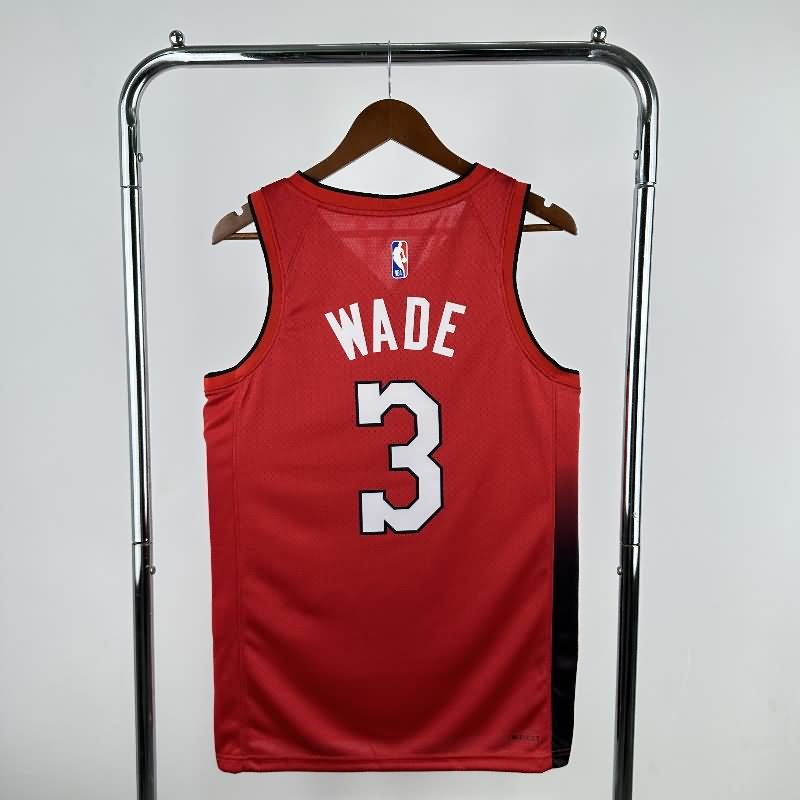 Miami Heat 24/25 Red City Basketball Jersey (Hot Press)