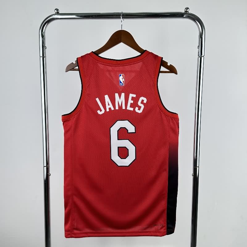 Miami Heat 24/25 Red City Basketball Jersey (Hot Press)