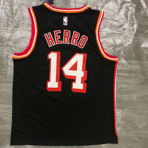 Miami Heat Black Classics Basketball Jersey (Hot Press)