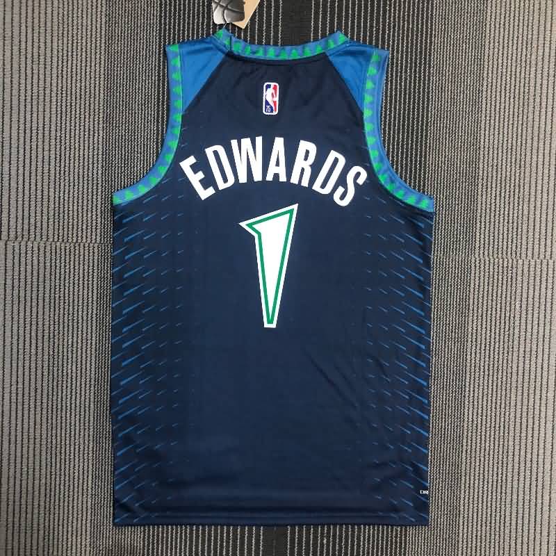 Minnesota Timberwolves 21/22 Blue City Basketball Jersey (Hot Press)