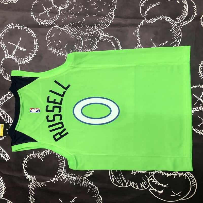 Minnesota Timberwolves Green AJ Basketball Jersey (Hot Press)