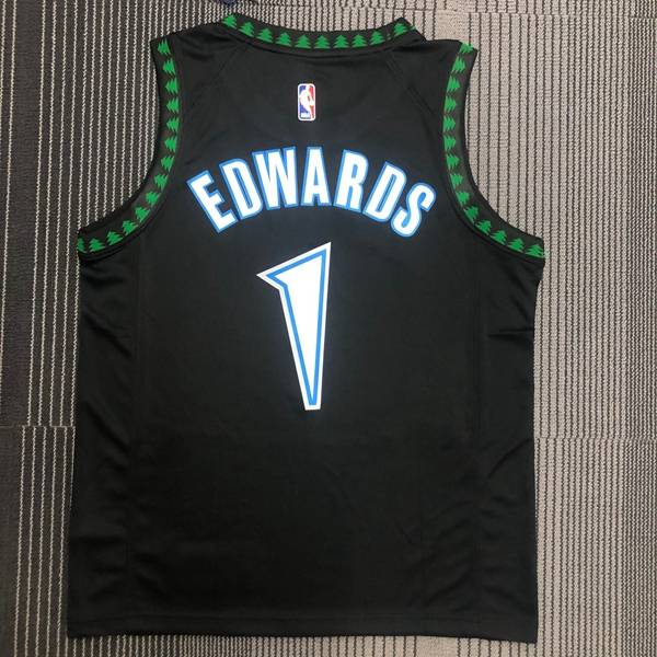 Minnesota Timberwolves Black Classics Basketball Jersey (Hot Press)