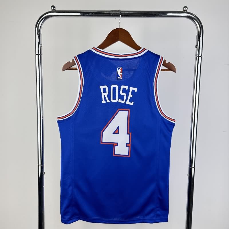 New York Knicks 20/21 Blue AJ Basketball Jersey (Hot Press)