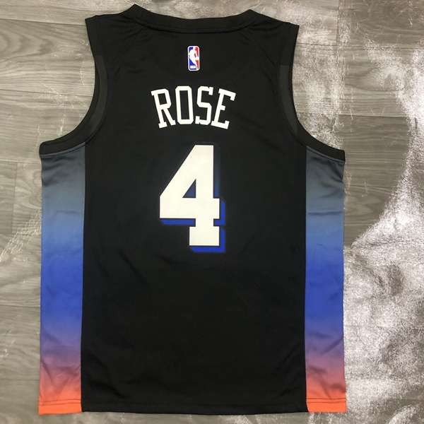 New York Knicks 20/21 Black City Basketball Jersey (Hot Press)