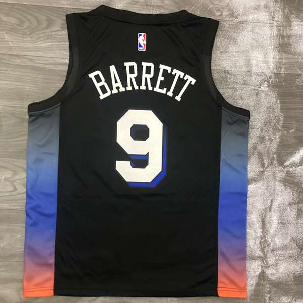 New York Knicks 20/21 Black City Basketball Jersey (Hot Press)