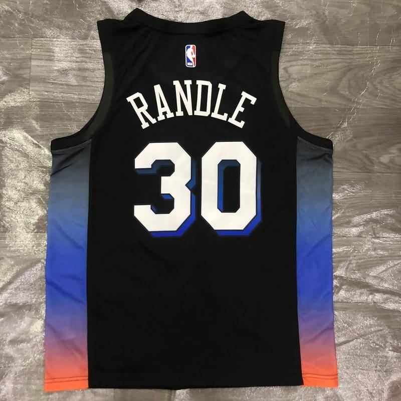 New York Knicks 20/21 Black City Basketball Jersey (Hot Press)