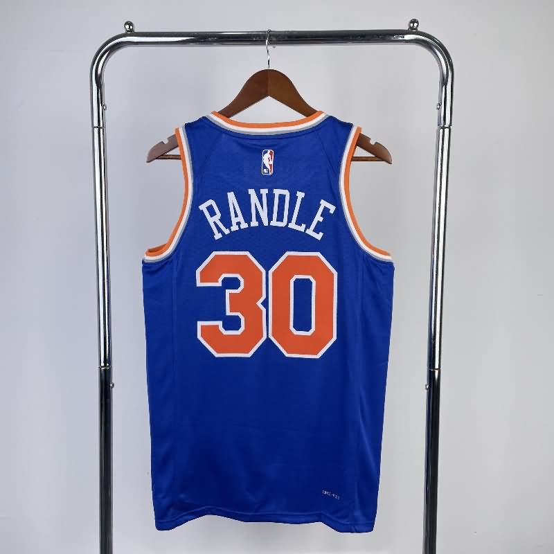 New York Knicks 22/23 Blue Basketball Jersey (Hot Press)