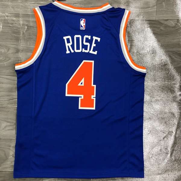 New York Knicks Blue Basketball Jersey (Hot Press)