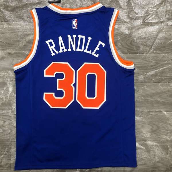 New York Knicks Blue Basketball Jersey (Hot Press)