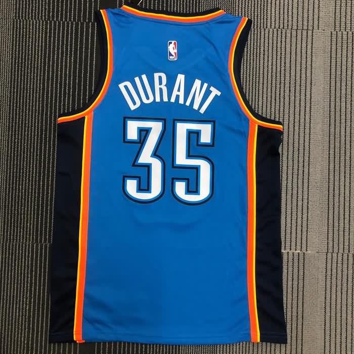 Oklahoma City Thunder Blue Basketball Jersey (Hot Press)