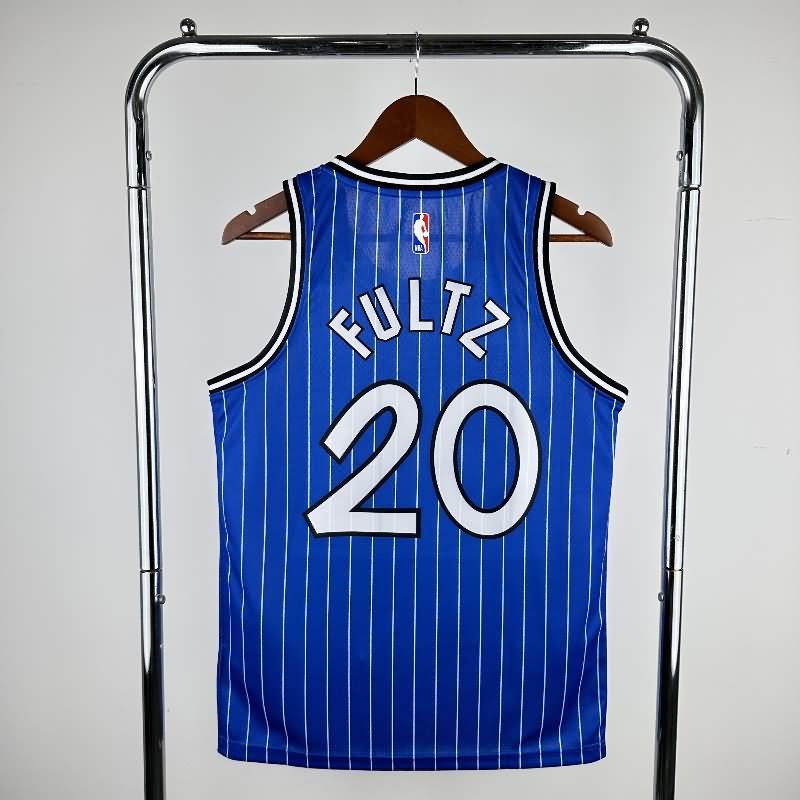 Orlando Magic 2018/19 Blue Classics Basketball Jersey (Hot Press)