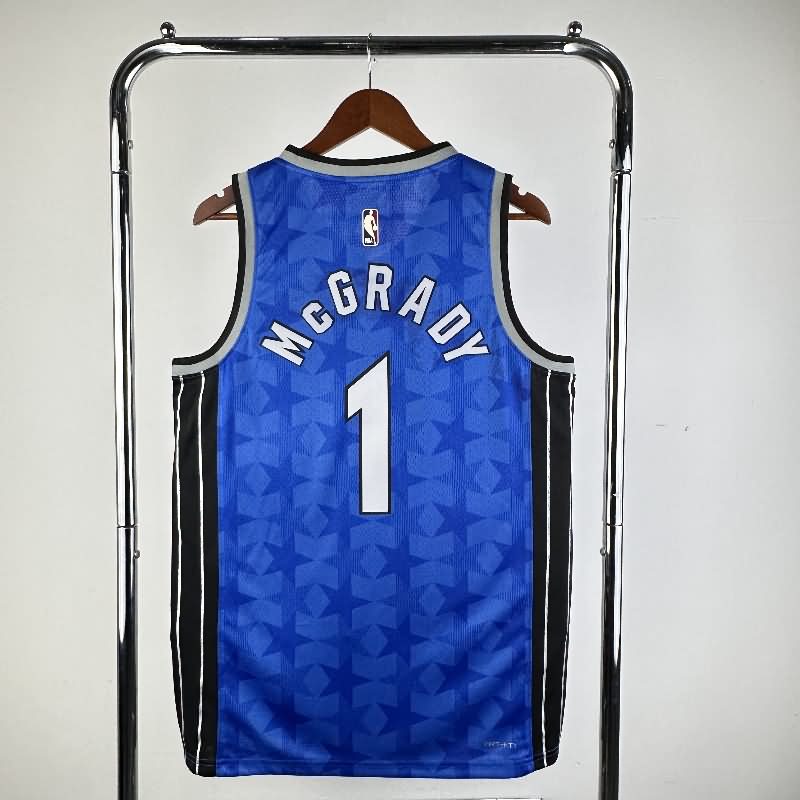 Orlando Magic 23/24 Blue Classics Basketball Jersey (Hot Press)