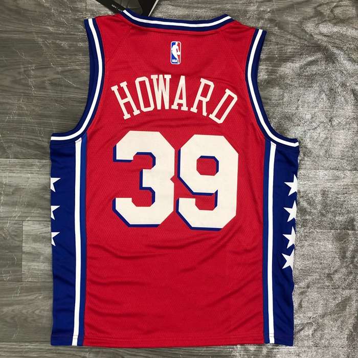 Philadelphia 76ers 20/21 Red AJ Basketball Jersey (Hot Press)