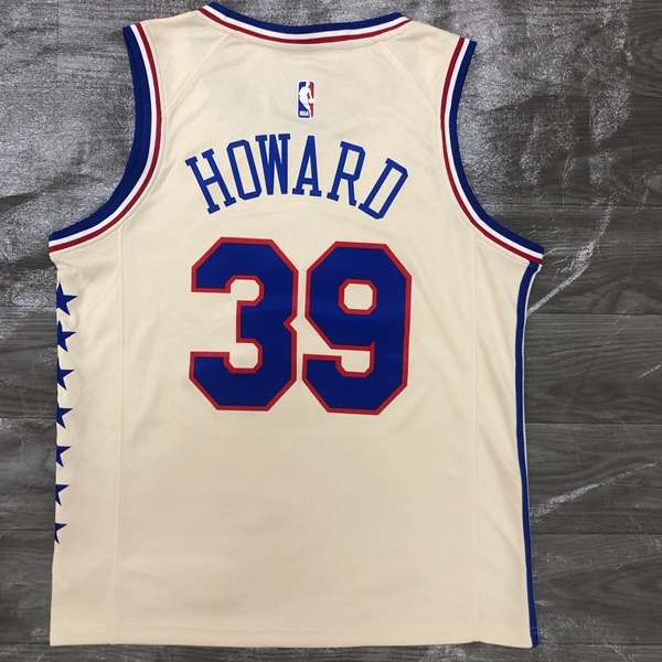 Philadelphia 76ers 20/21 Cream Basketball Jersey (Hot Press)