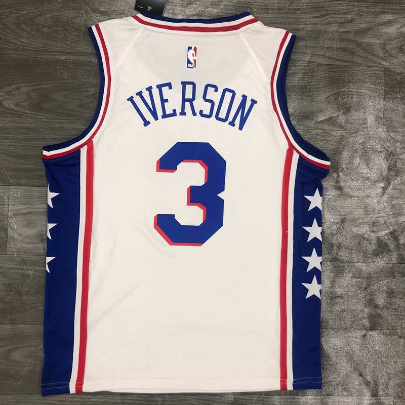 Philadelphia 76ers 20/21 White Basketball Jersey (Hot Press)