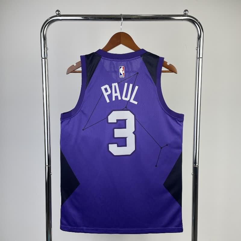 Phoenix Suns 2018/19 Dark Blue City Basketball Jersey (Hot Press)