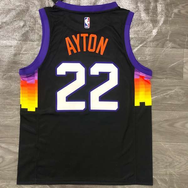 Phoenix Suns 20/21 Black City Basketball Jersey (Hot Press)