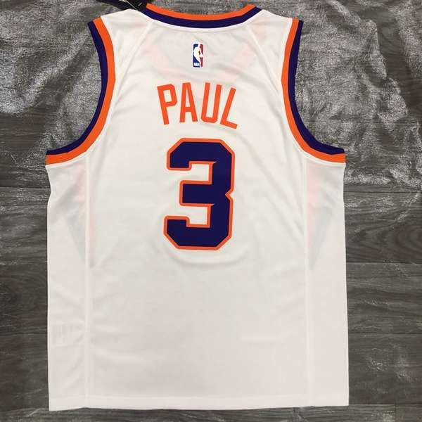 Phoenix Suns 2020 White Basketball Jersey (Hot Press)