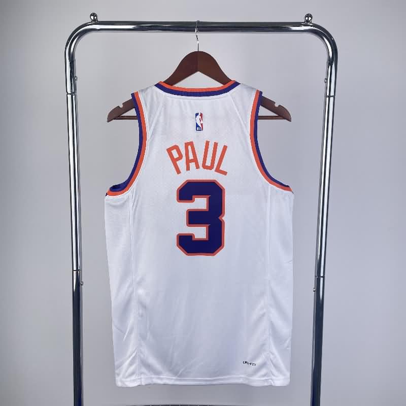 Phoenix Suns 22/23 White Basketball Jersey (Hot Press)