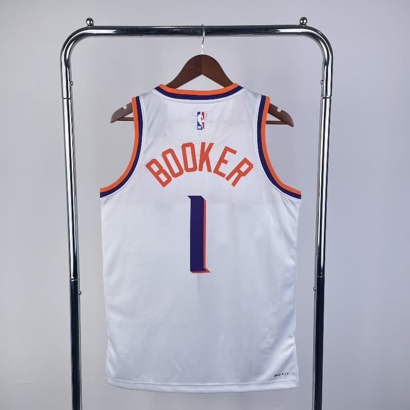 Phoenix Suns 23/24 White Basketball Jersey (Hot Press)