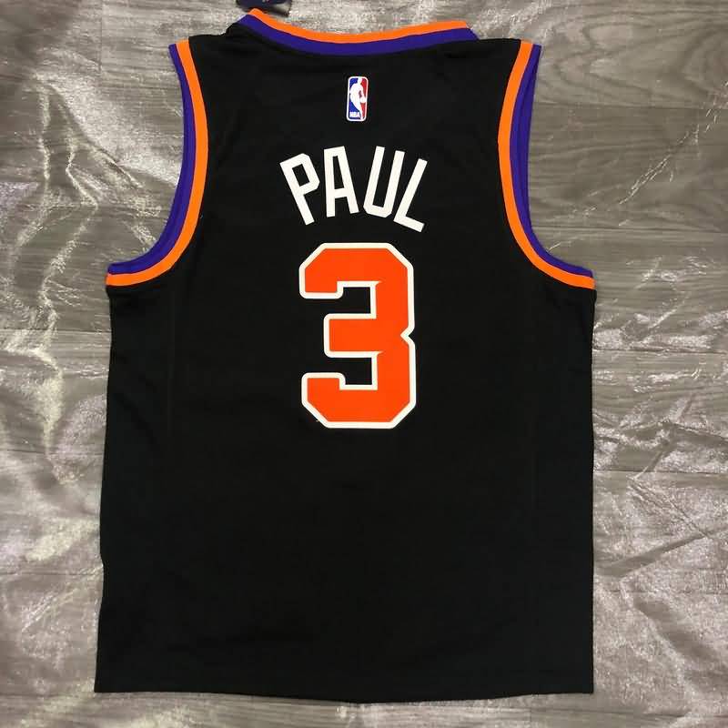 Phoenix Suns Black City Basketball Jersey (Hot Press)