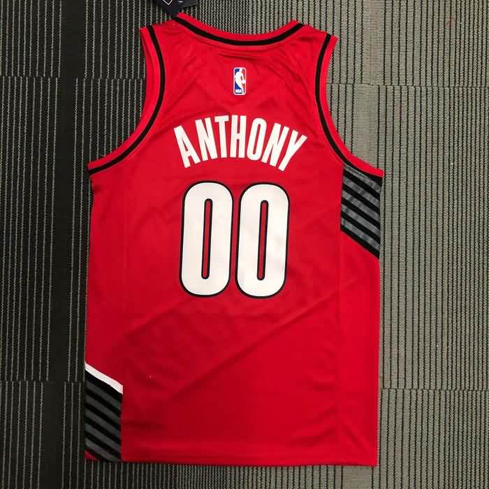 Portland Trail Blazers 20/21 Red AJ Basketball Jersey (Hot Press)