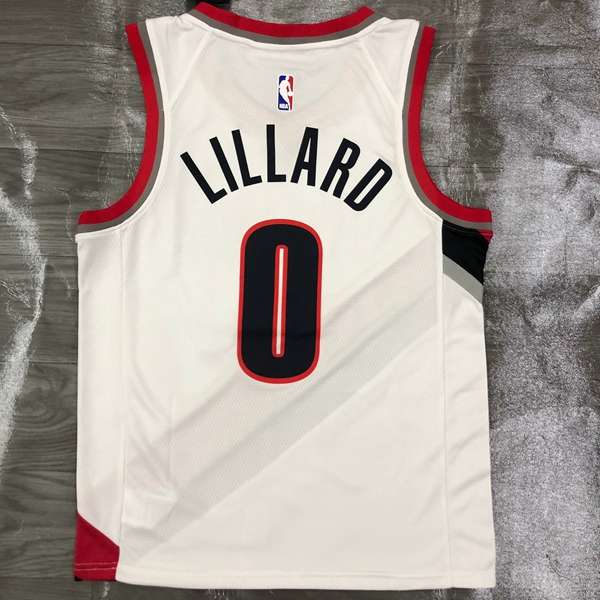 Portland Trail Blazers 20/21 White Basketball Jersey (Hot Press)