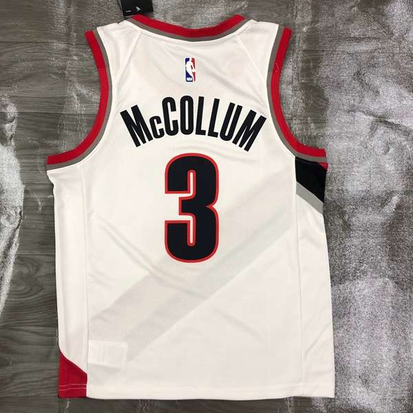 Portland Trail Blazers 20/21 White Basketball Jersey (Hot Press)