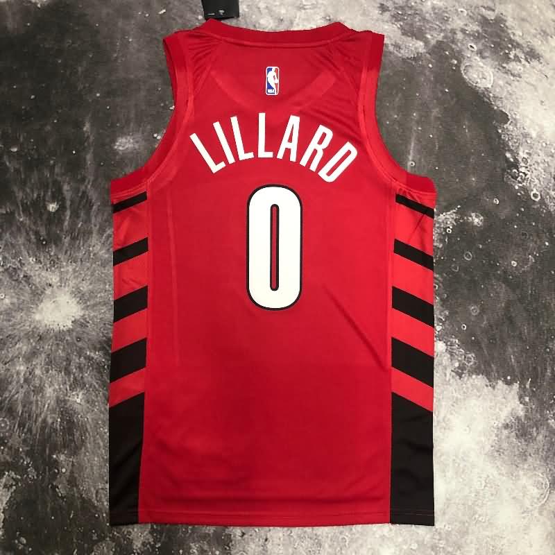 Portland Trail Blazers 22/23 Red AJ Basketball Jersey (Hot Press)