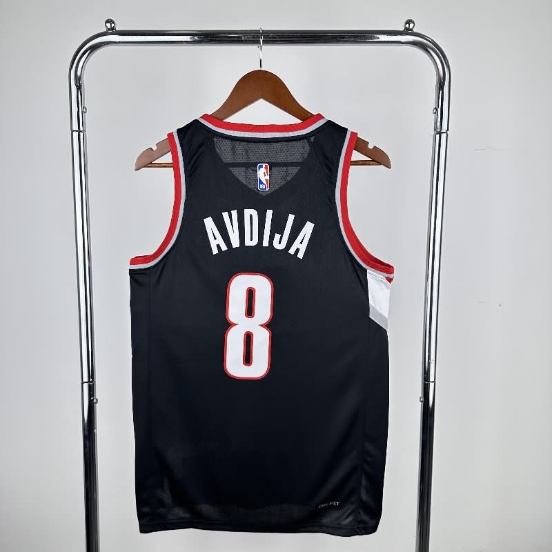 Portland Trail Blazers 22/23 Black Basketball Jersey (Hot Press)