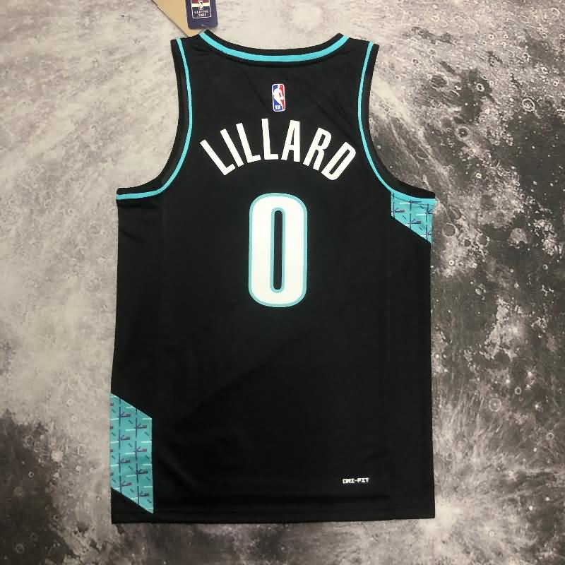 Portland Trail Blazers 22/23 Black City Basketball Jersey (Hot Press)