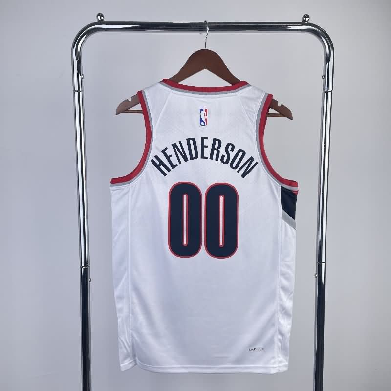 Portland Trail Blazers 22/23 White Basketball Jersey (Hot Press)