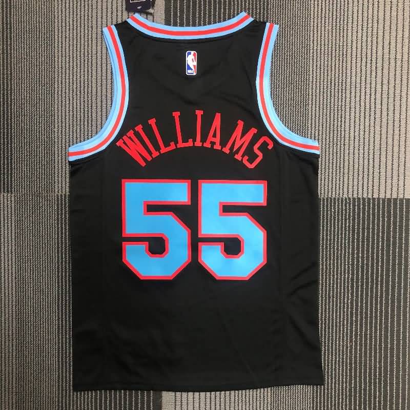 Sacramento Kings 20/21 Black City Basketball Jersey (Hot Press)