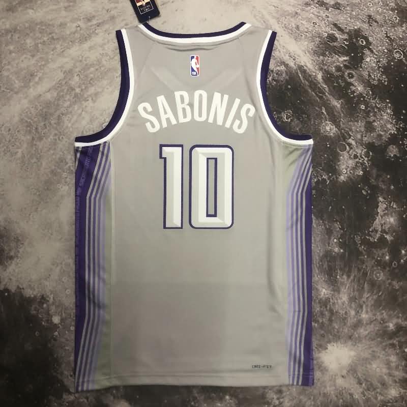 Sacramento Kings 22/23 Grey City Basketball Jersey (Hot Press)