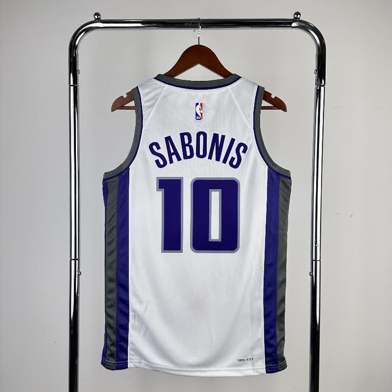 Sacramento Kings 22/23 White Basketball Jersey (Hot Press)