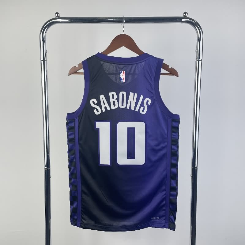 Sacramento Kings 23/24 Purple AJ Basketball Jersey (Hot Press)