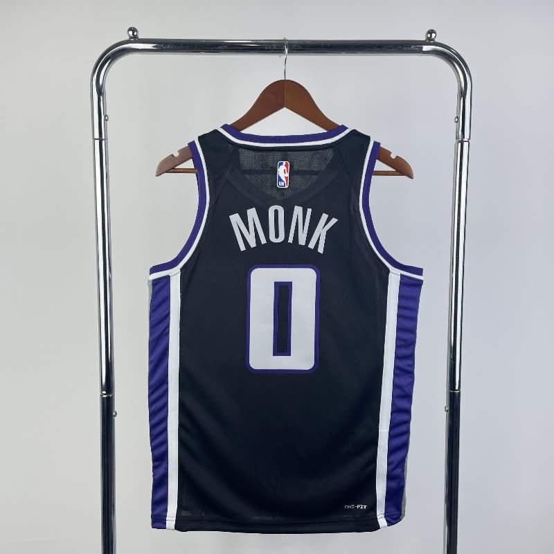 Sacramento Kings 23/24 Black Basketball Jersey (Hot Press)