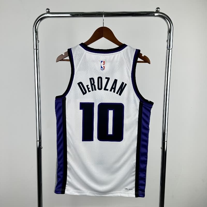 Sacramento Kings 23/24 White Basketball Jersey (Hot Press)