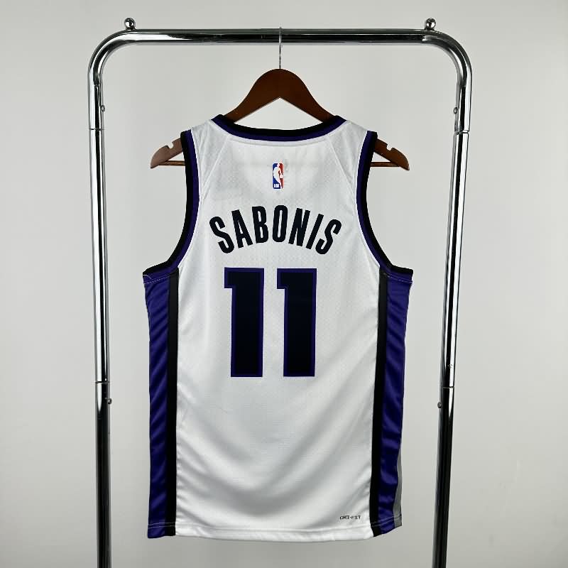 Sacramento Kings 23/24 White Basketball Jersey (Hot Press)